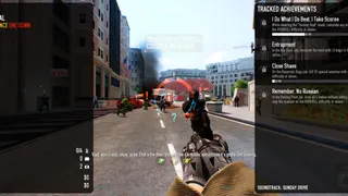 Showing "Sunday Drive" in the currently playing area