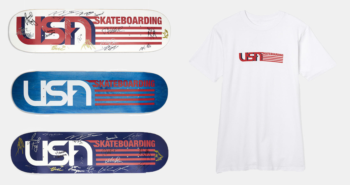 Team USA Skateboarding Now has Merch
