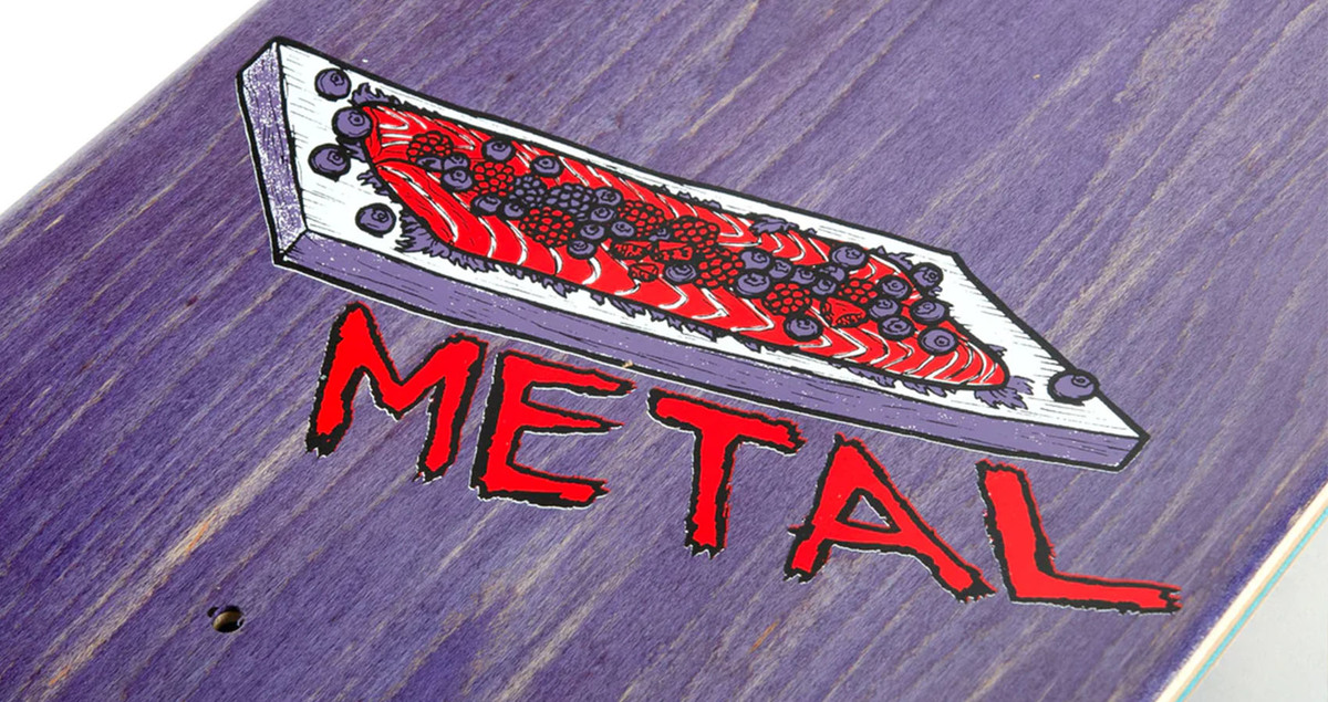 Silas Baxter-Neal's Bakwas Metal Skateboards Deck