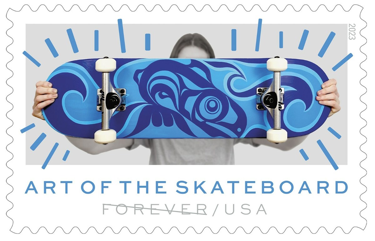 The US Postal Service Unveils New Skateboard Stamps