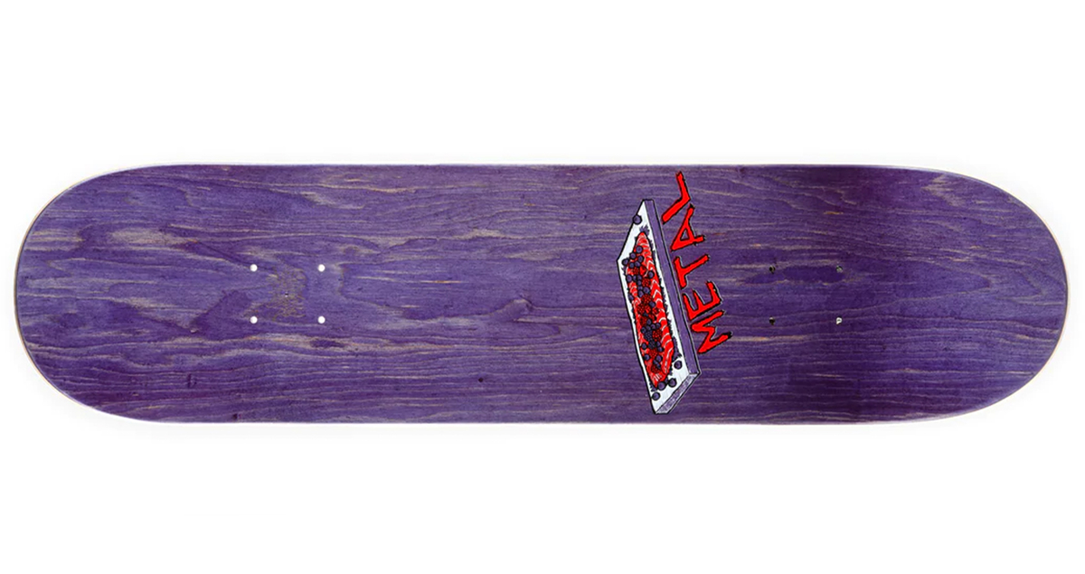 Silas Baxter-Neal's Bakwas Metal Skateboards Deck