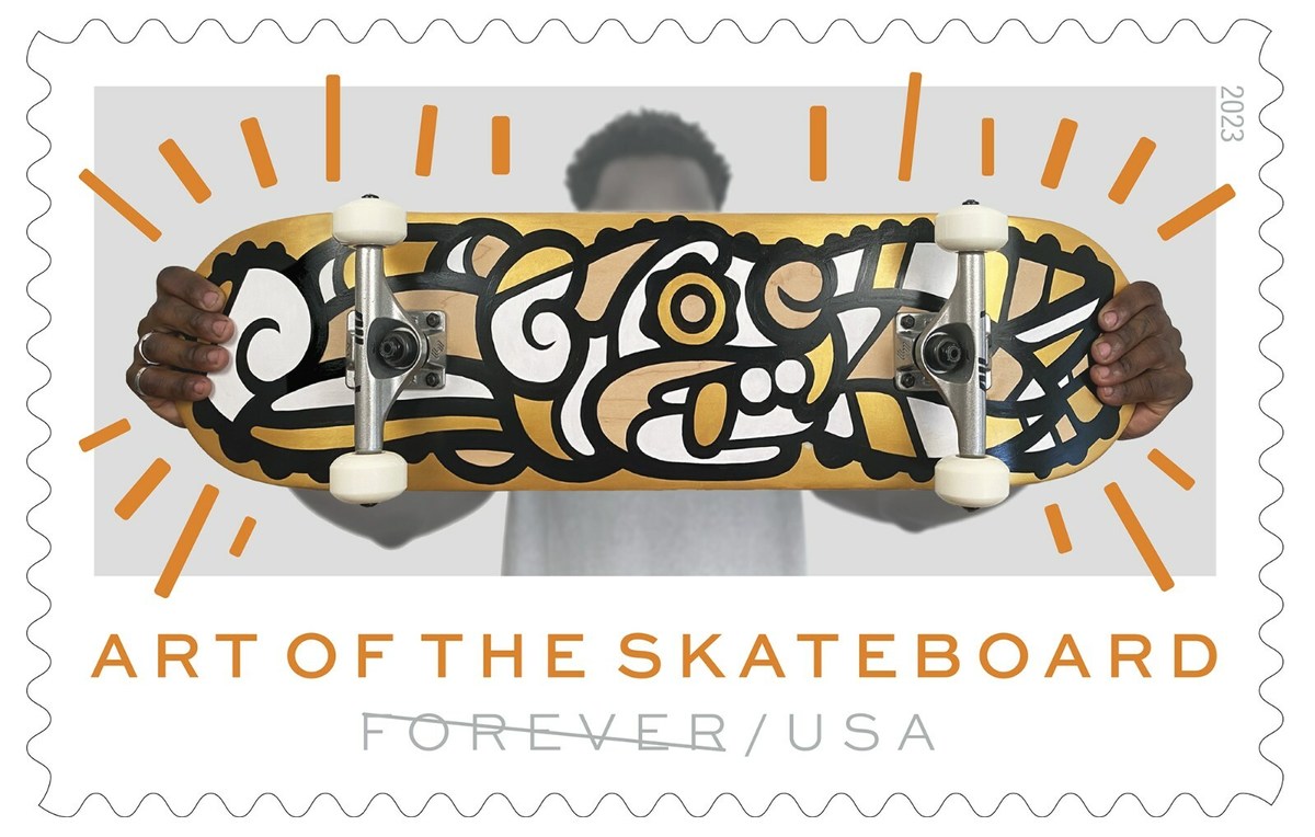The US Postal Service Unveils New Skateboard Stamps