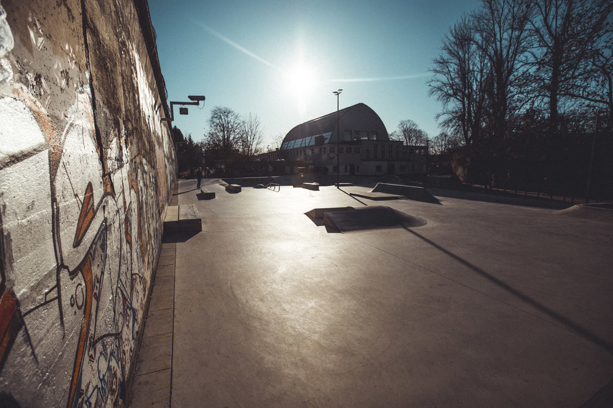 Skatepark Berlin Poststadion Germany Skateboarding Skater