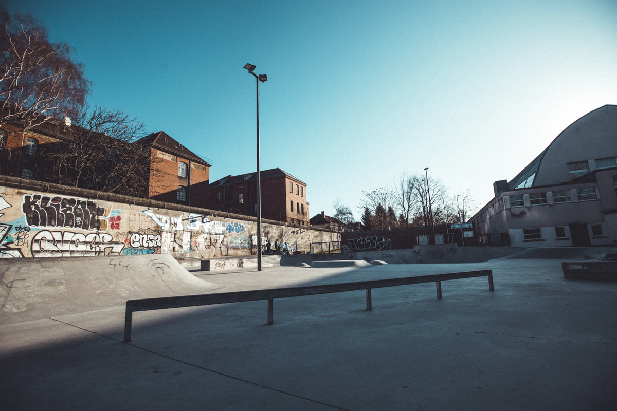 Skatepark Berlin Poststadion Germany Skateboarding Skater