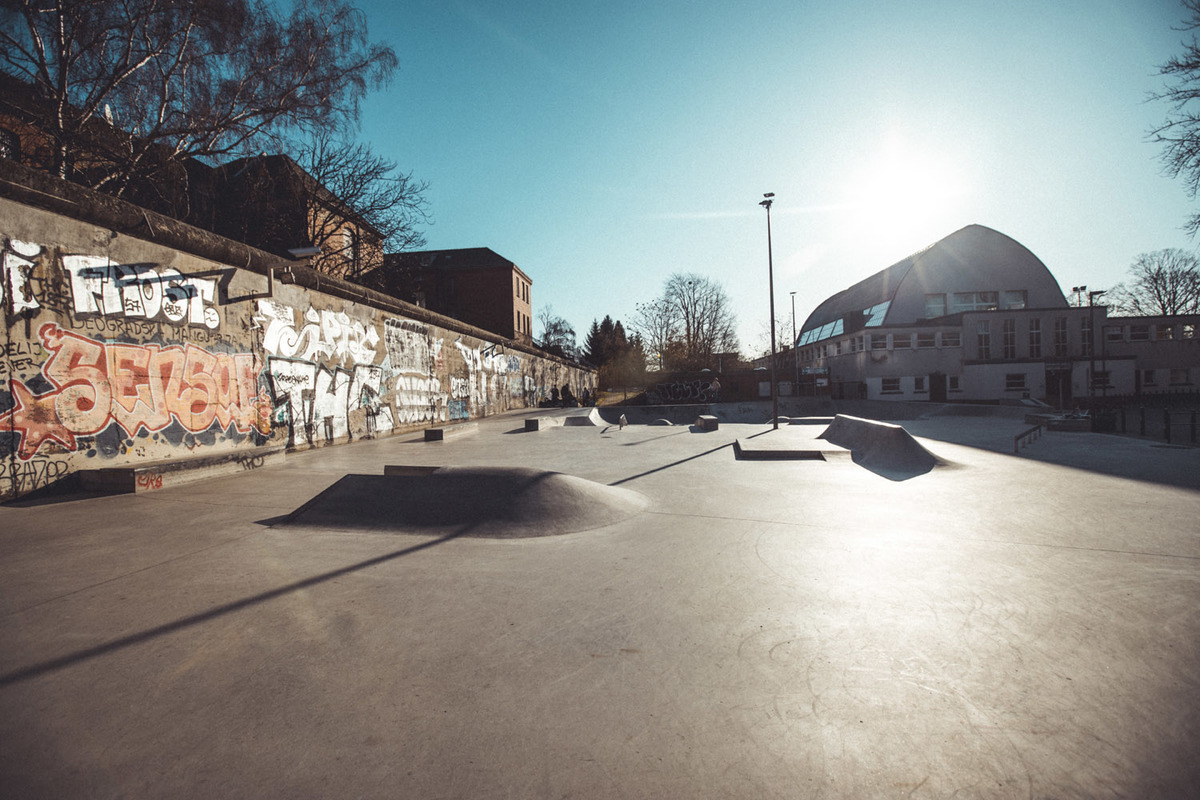 Skatepark Berlin Poststadion Germany Skateboarding Skater