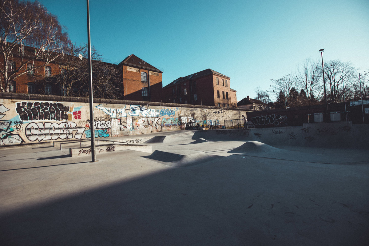 Skatepark Berlin Poststadion Germany Skateboarding Skater