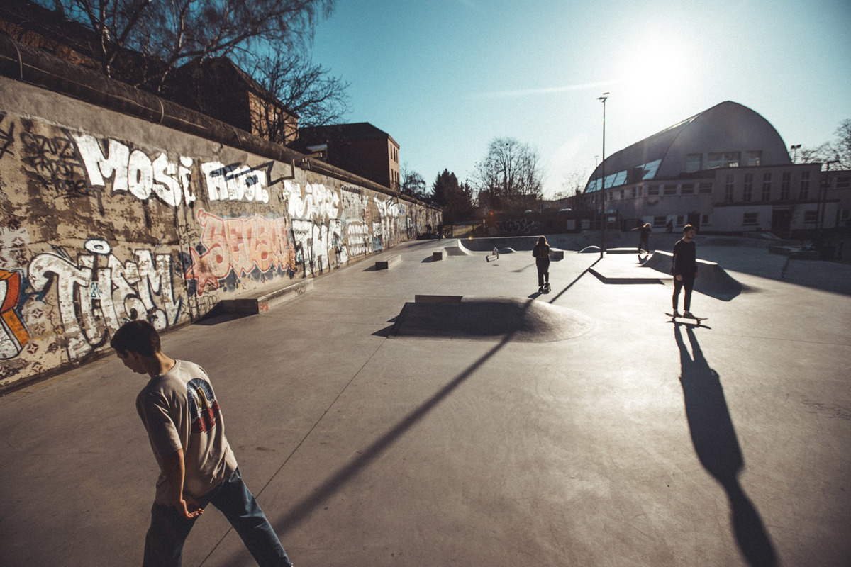 Skatepark Berlin Poststadion Germany Skateboarding Skater