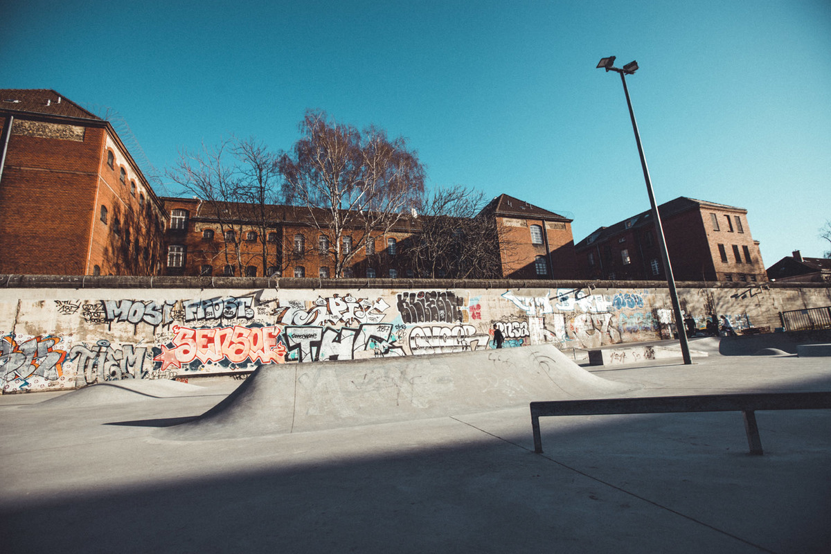 Skatepark Berlin Poststadion Germany Skateboarding Skater