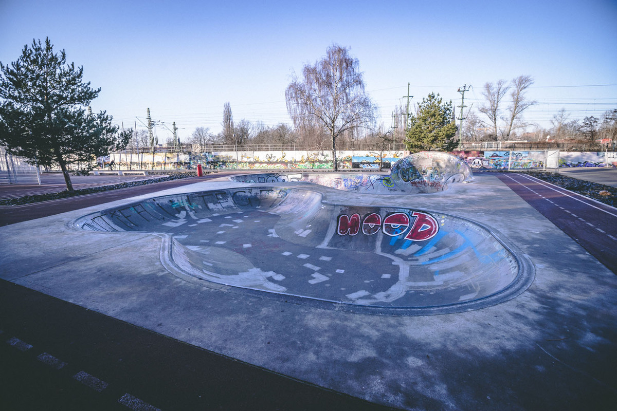 Skatepark Berlin Gleisdreieck Skater Skatebaording Skate