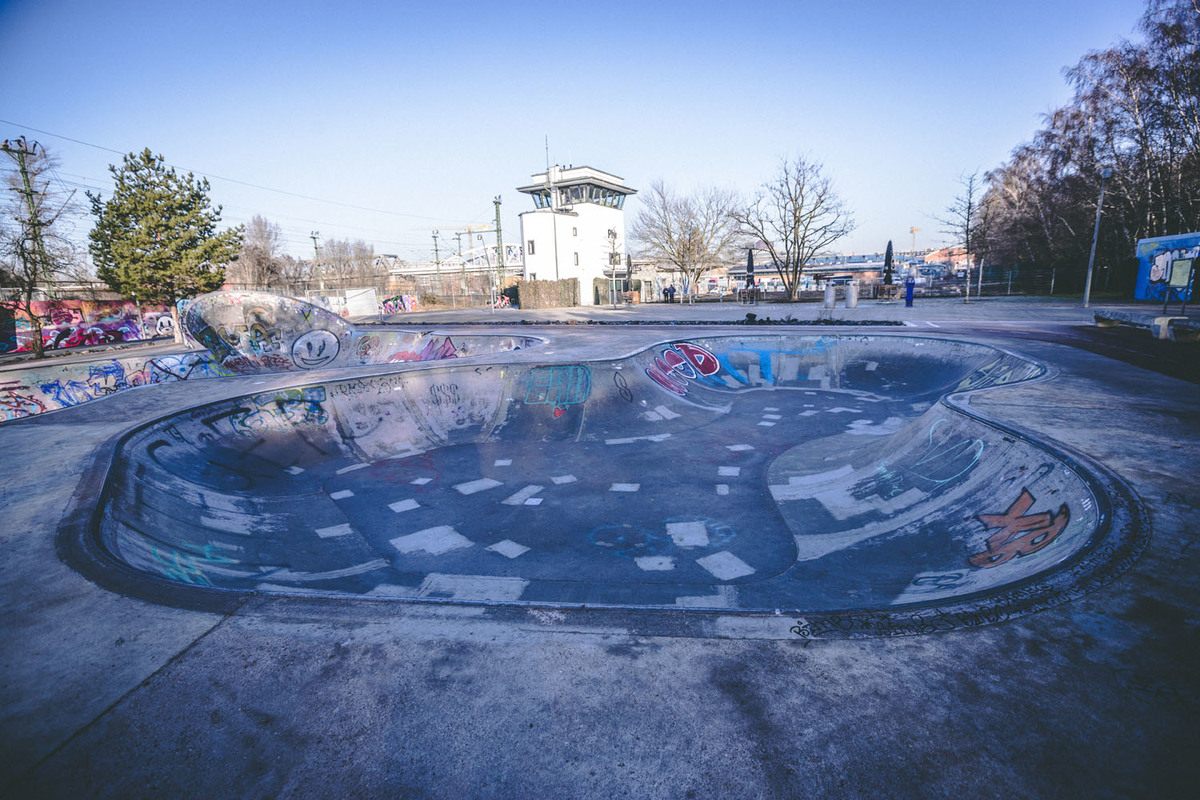 Skatepark Berlin Gleisdreieck Skater Skatebaording Skate