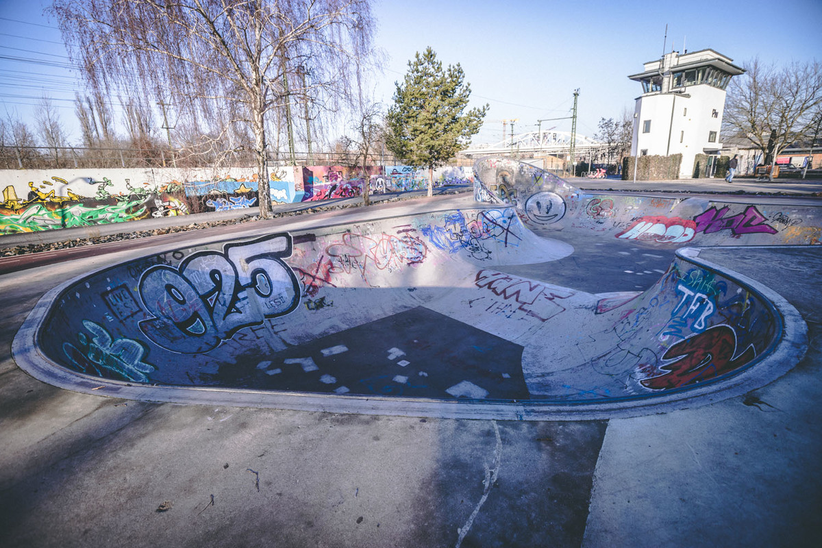 Skatepark Berlin Gleisdreieck Skater Skatebaording Skate