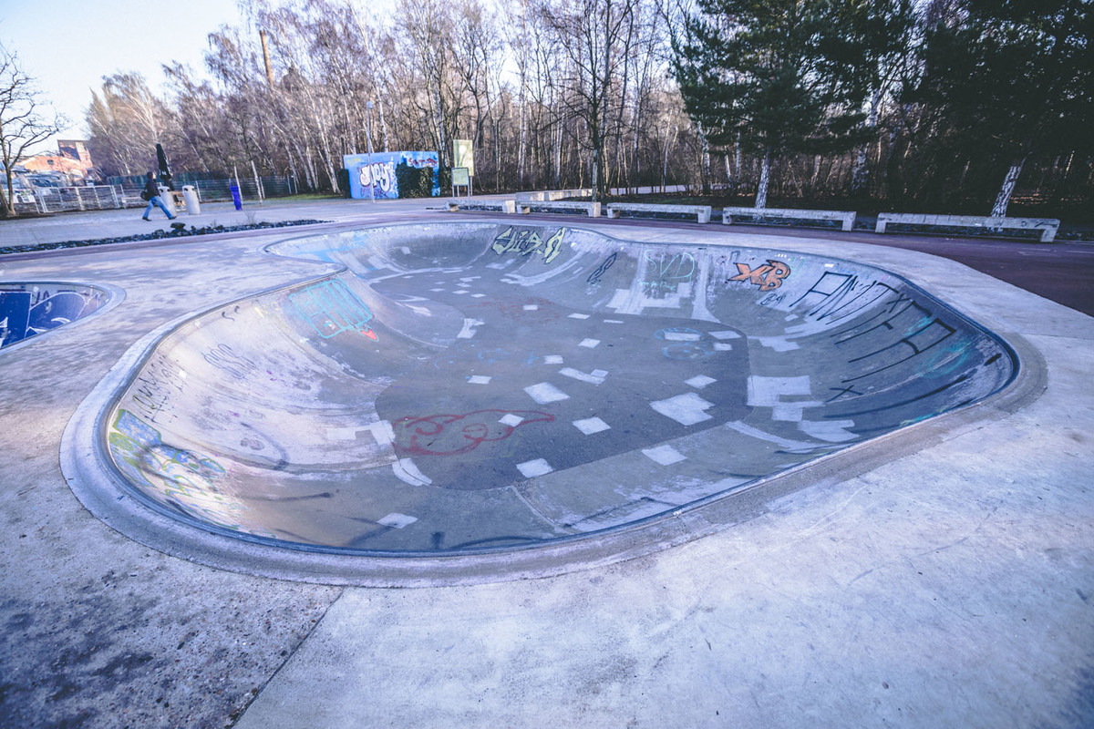 Skatepark Berlin Gleisdreieck Skater Skatebaording Skate