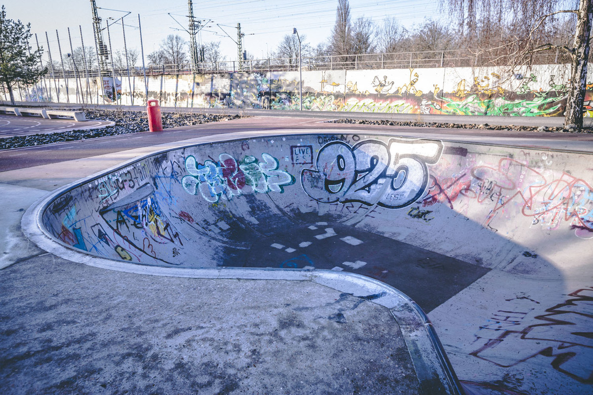 Skatepark Berlin Gleisdreieck Skater Skatebaording Skate