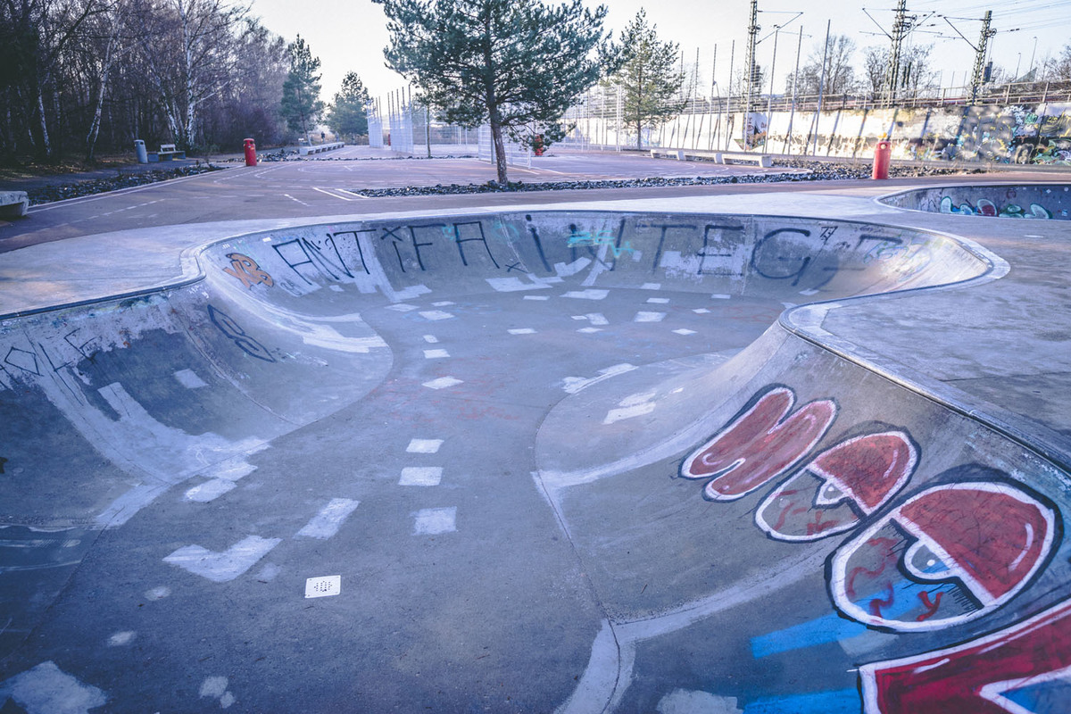 Skatepark Berlin Gleisdreieck Skater Skatebaording Skate