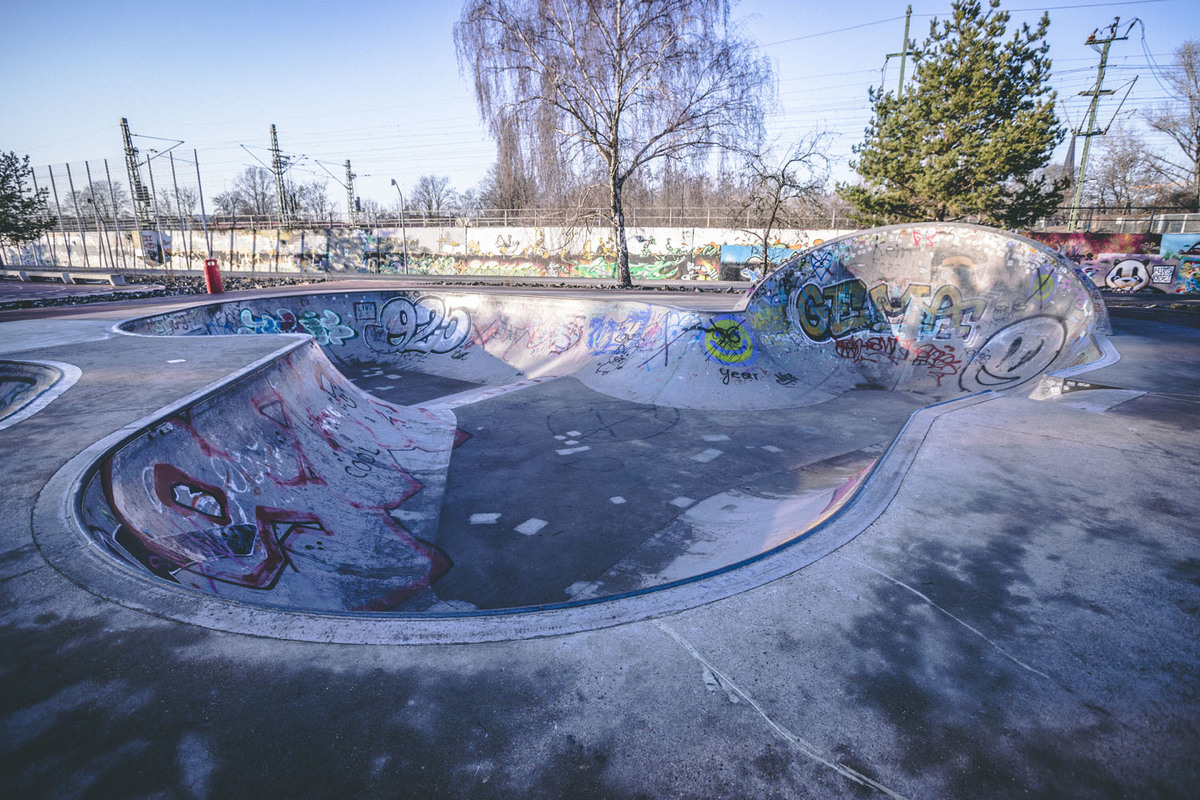 Skatepark Berlin Gleisdreieck Skater Skatebaording Skate