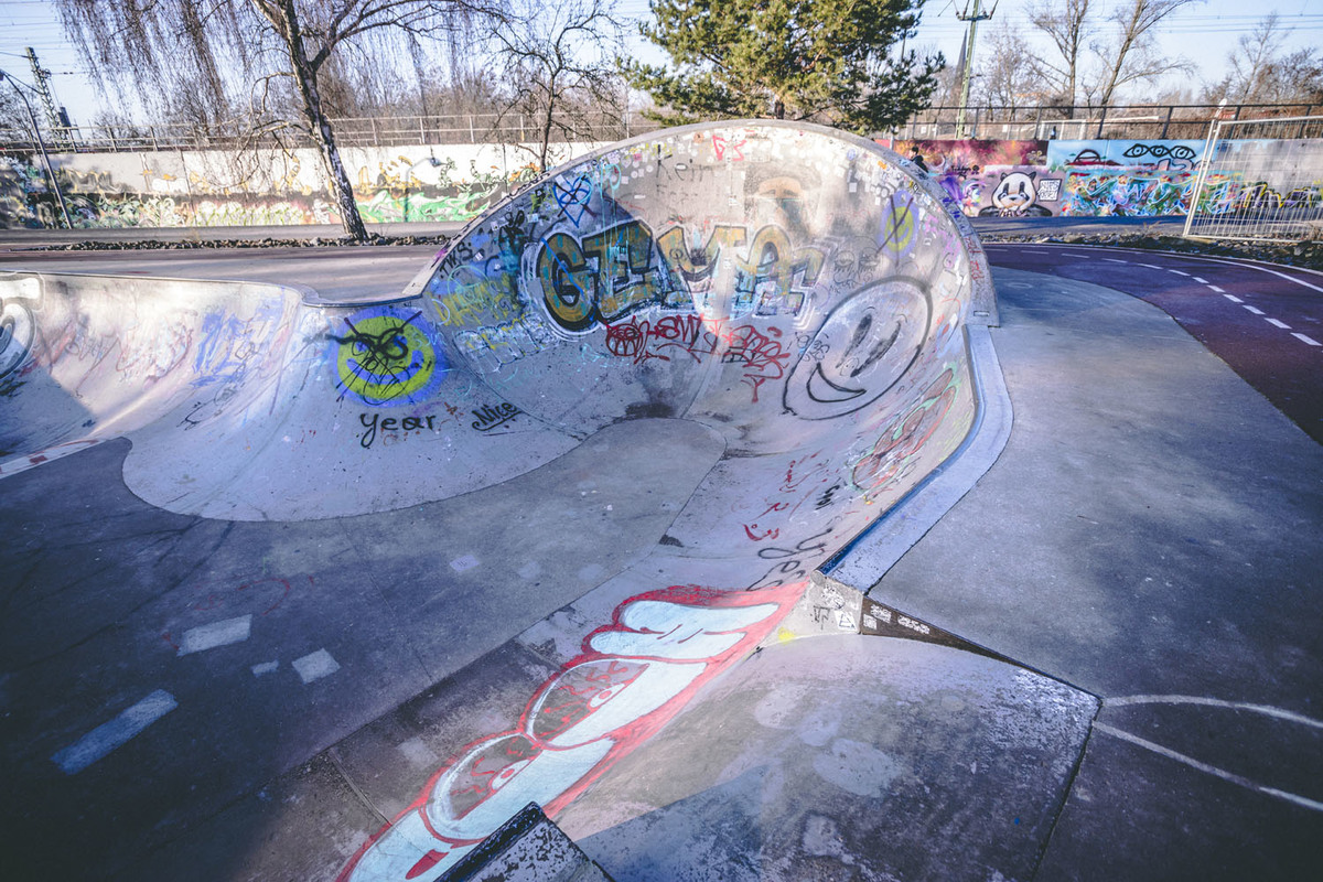 Skatepark Berlin Gleisdreieck Skater Skatebaording Skate