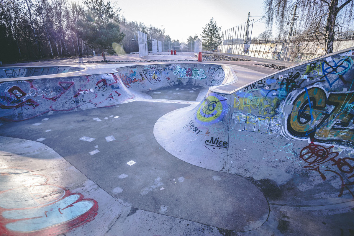 Skatepark Berlin Gleisdreieck Skater Skatebaording Skate