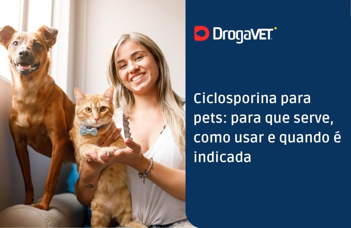 Ciclosporina para pets para que serve, como usar e quando é indicada