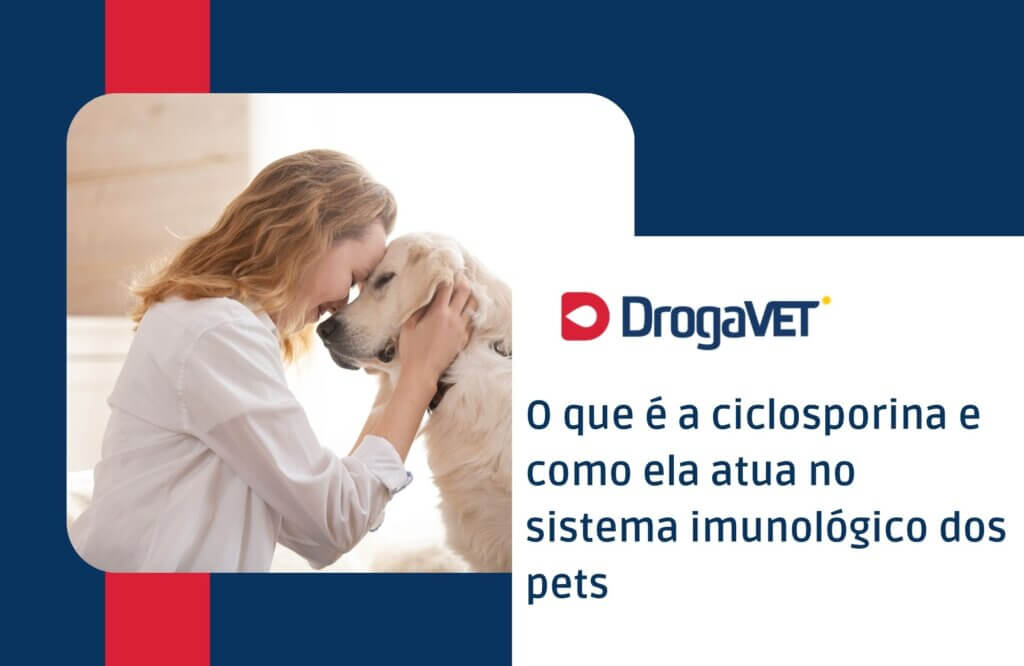 O que é a ciclosporina e como ela atua no sistema imunológico dos pets