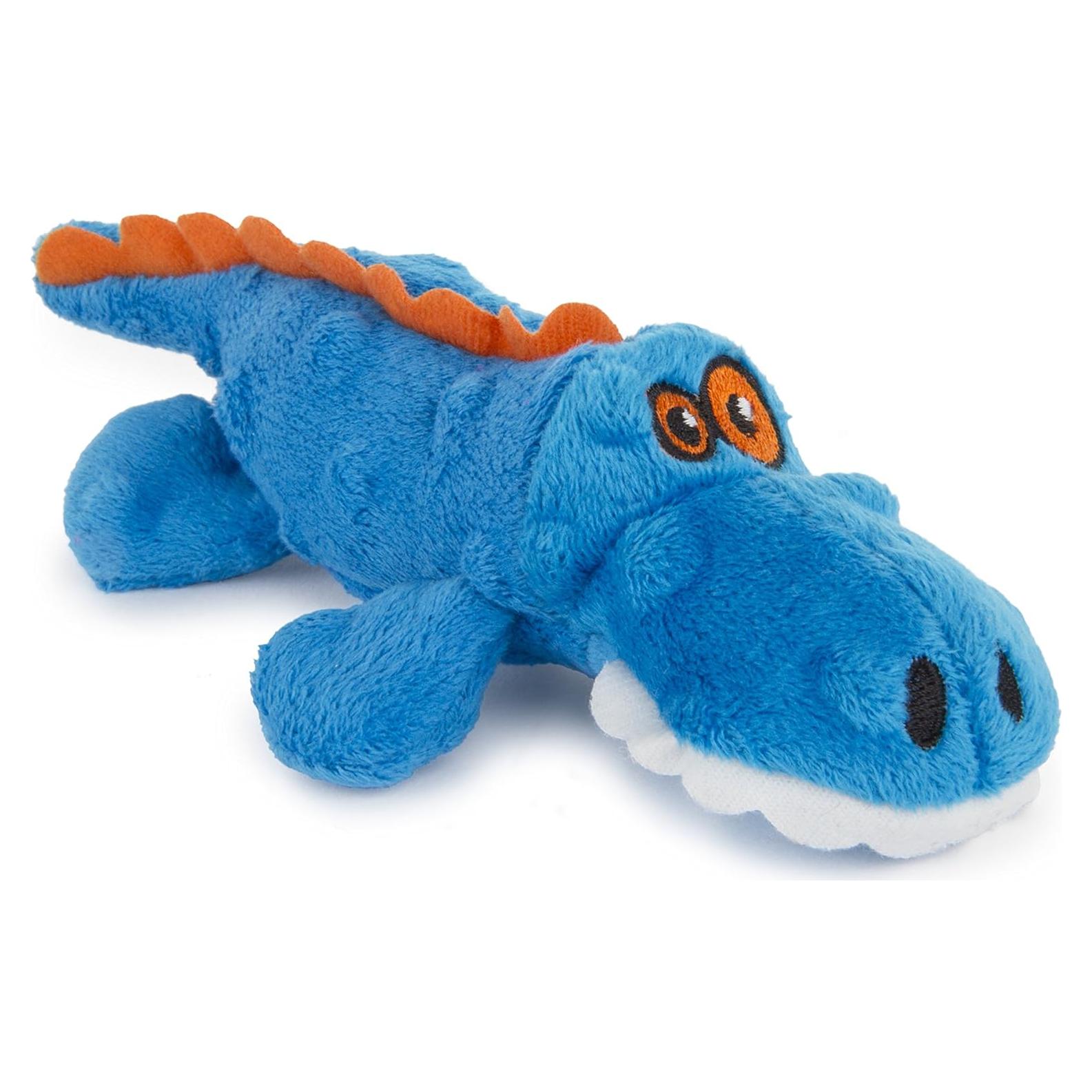 Juguete para Perros goDog Gator Mini Azul con Squeaker