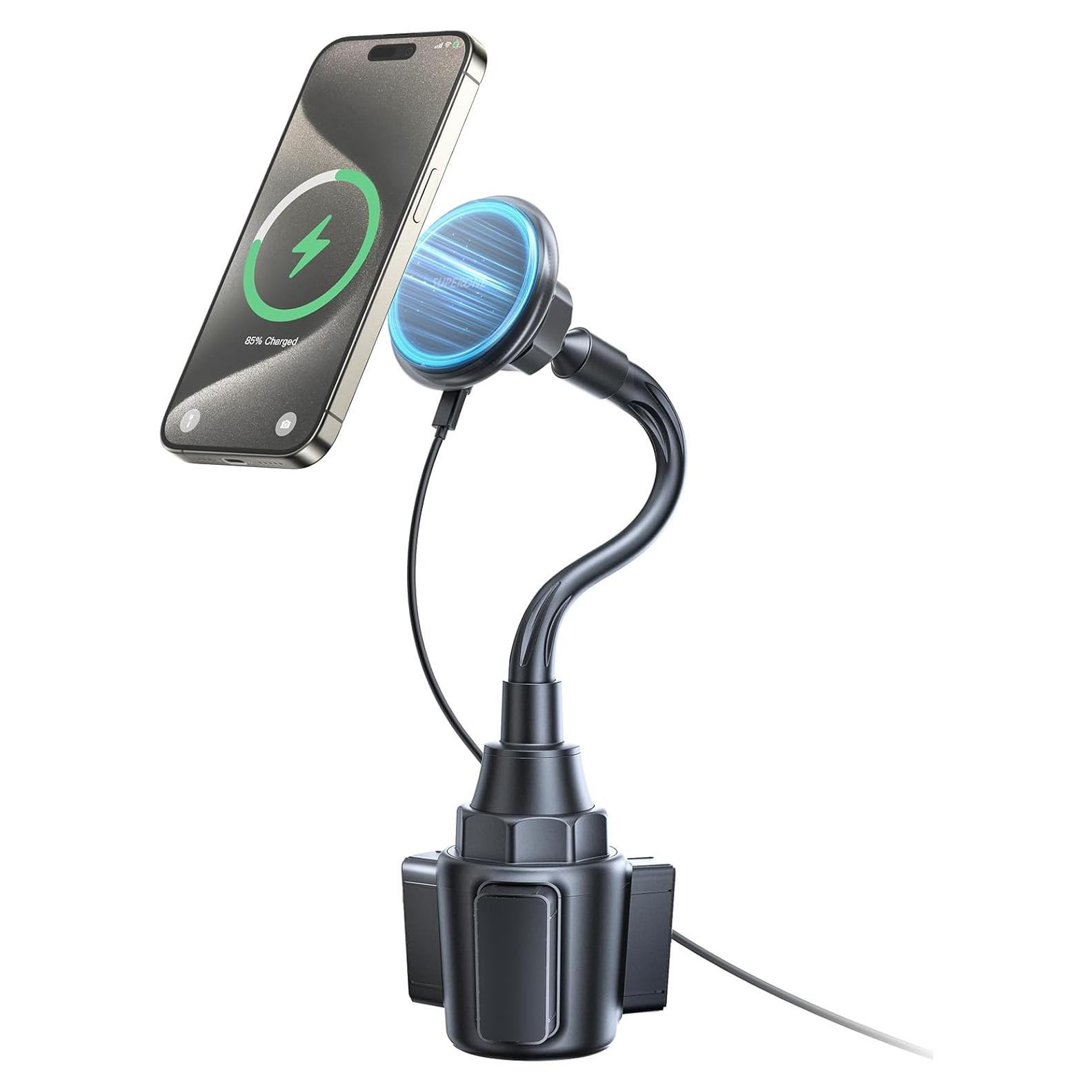 Cargador Soporte de Taza MagSafe 15W SUPERONE Ajustable