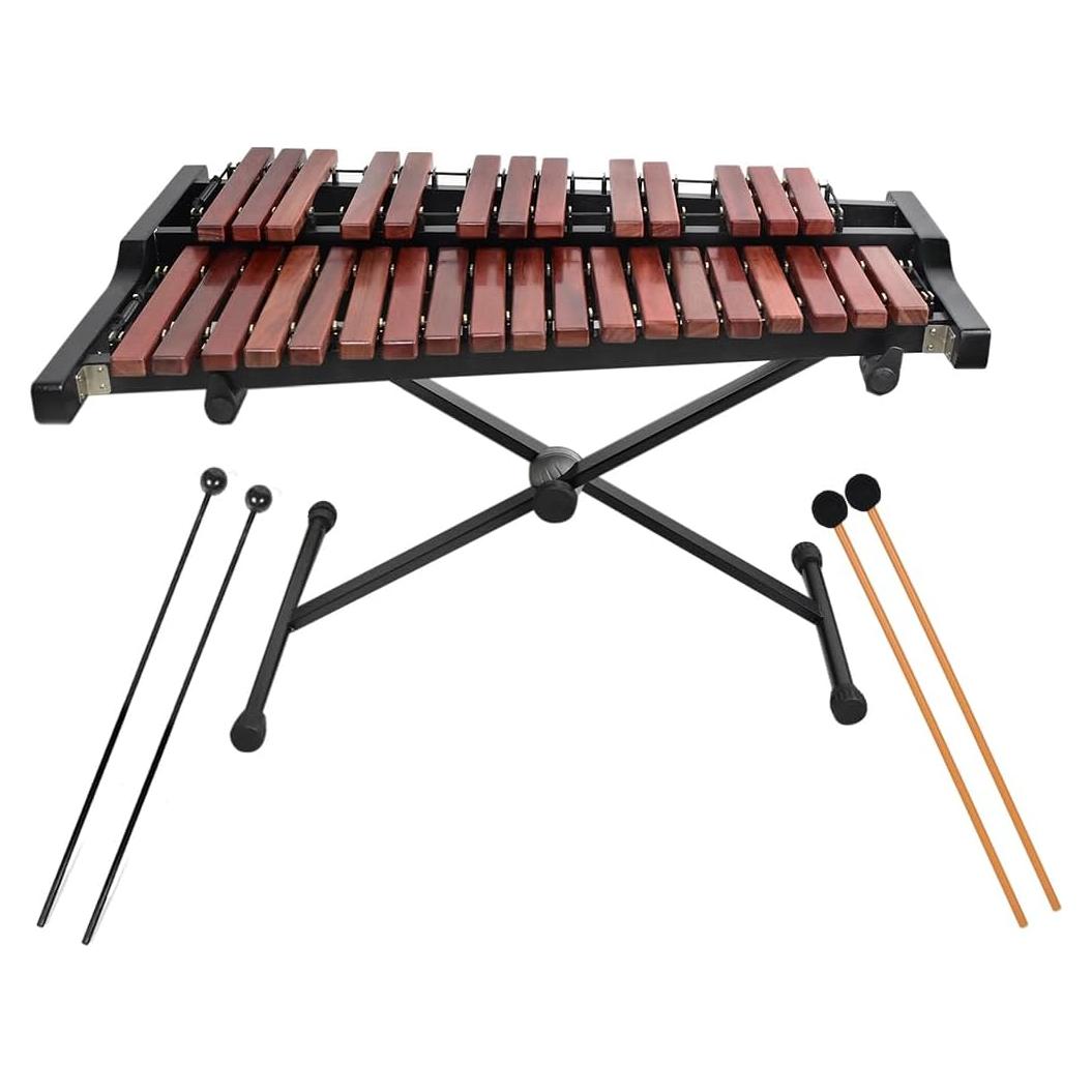 Xilófono Profesional Voodans 32 Notas Madera con Soporte
