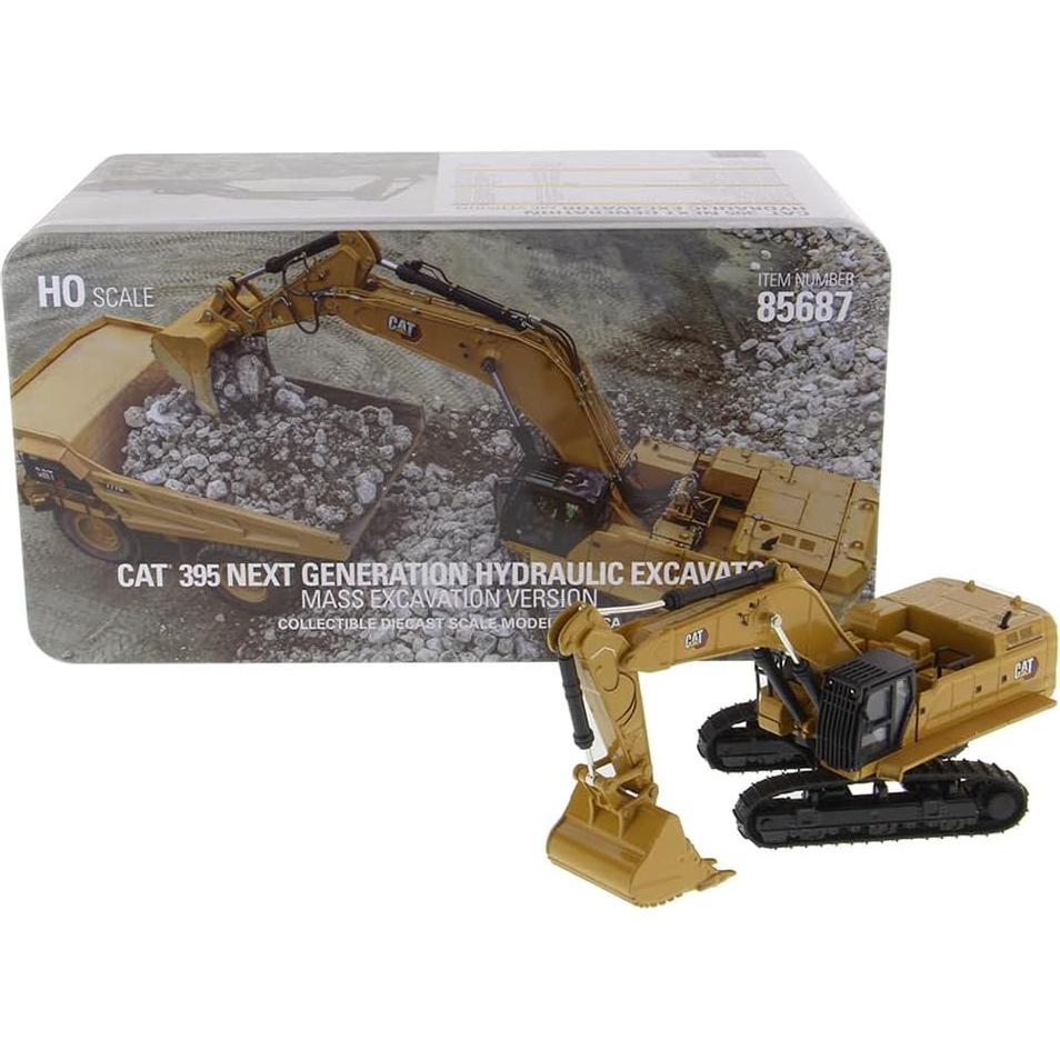 Excavadora Hidráulica Caterpillar 395 Diecast Masters 1:87