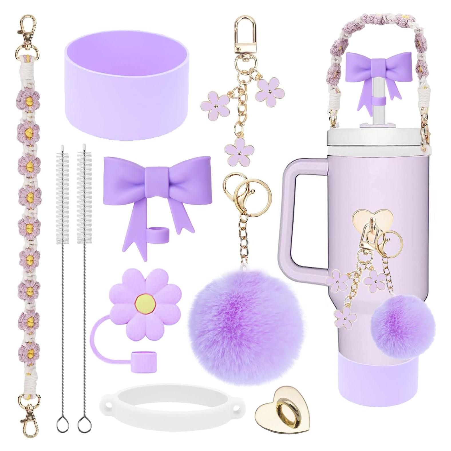 Accesorios para Taza Stanley Mdscve 10 Piezas Silicona Púrpura