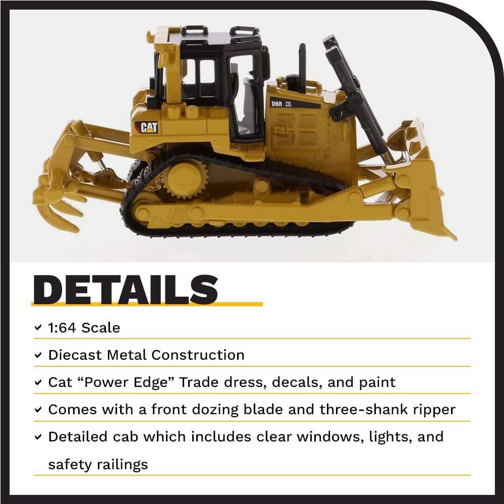 Tractor de Orugas Caterpillar D6R Diecast Masters 1:64