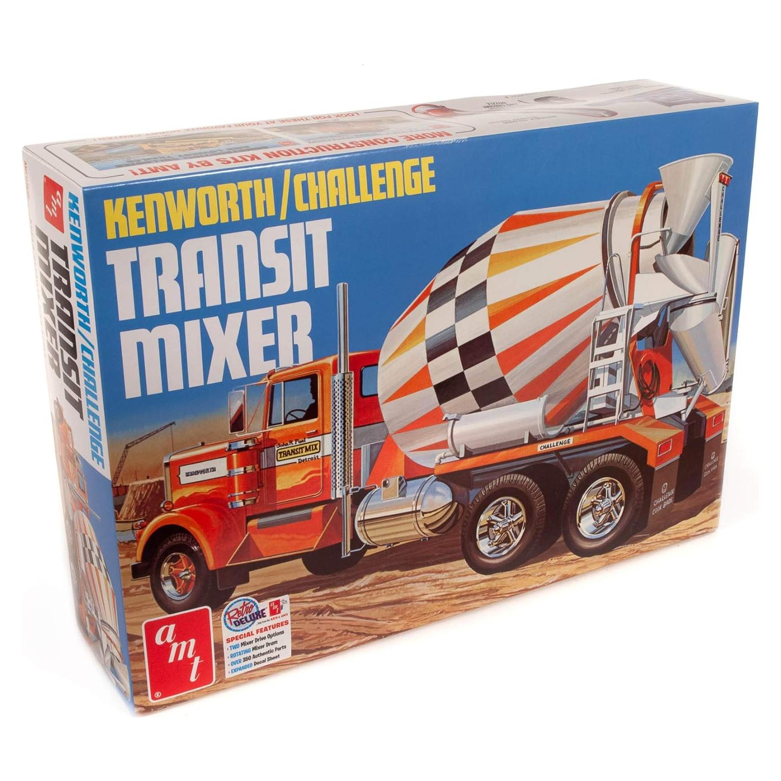 Modelo a Escala 1:25 Camión Mezclador Kenworth AMT1215