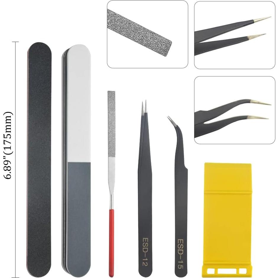 Juego de Herramientas BXQINLENX 9 Piezas para Modelismo