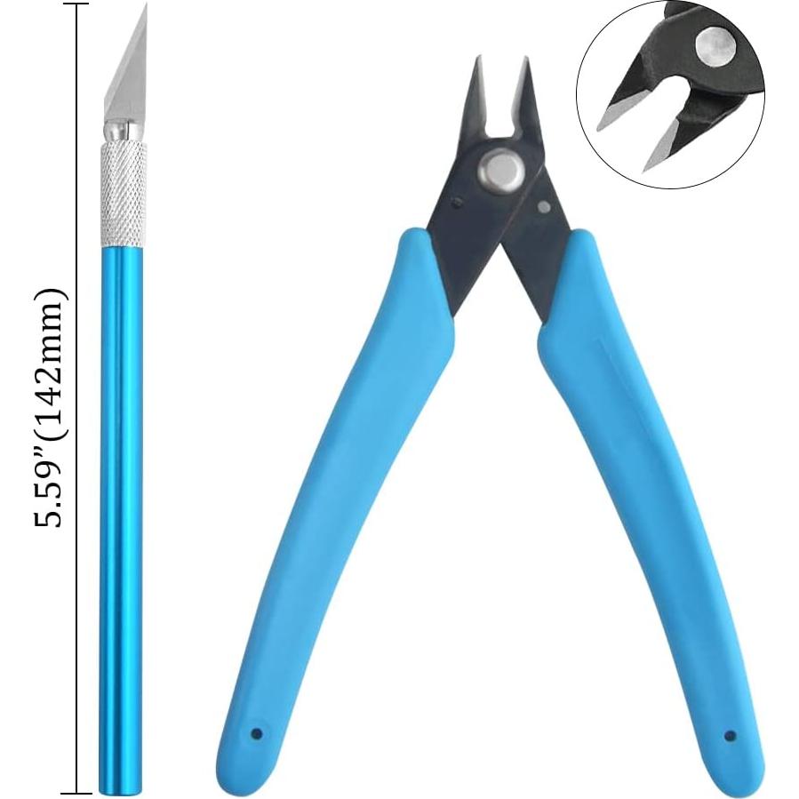 Juego de Herramientas BXQINLENX 9 Piezas para Modelismo