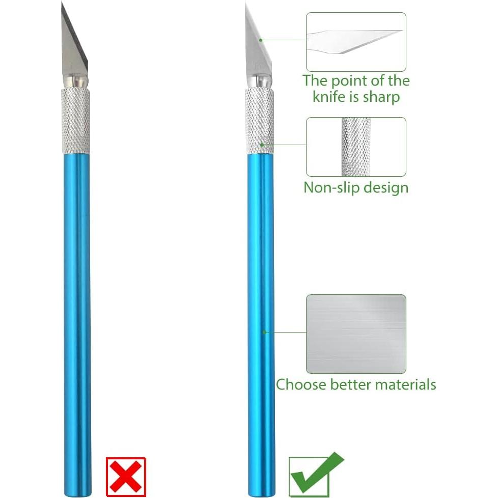 Juego de Herramientas BXQINLENX 9 Piezas para Modelismo
