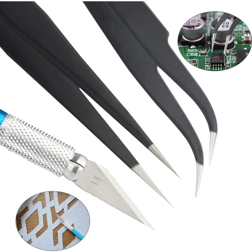 Juego de Herramientas BXQINLENX 9 Piezas para Modelismo