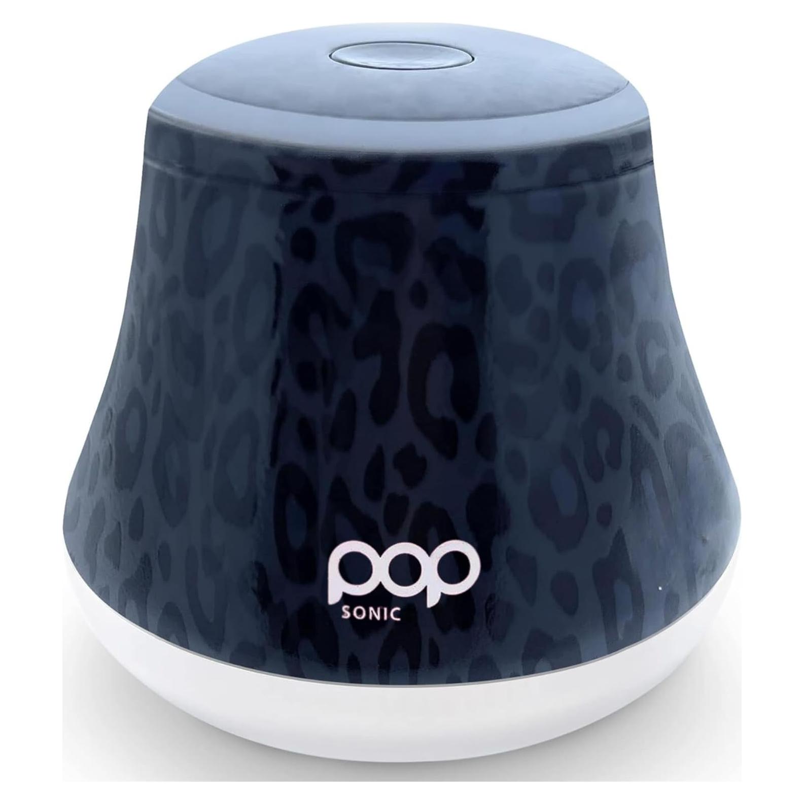 Raspador de Tela Eléctrico Pop Sonic Leopardo Negro - 6 Cuchillas