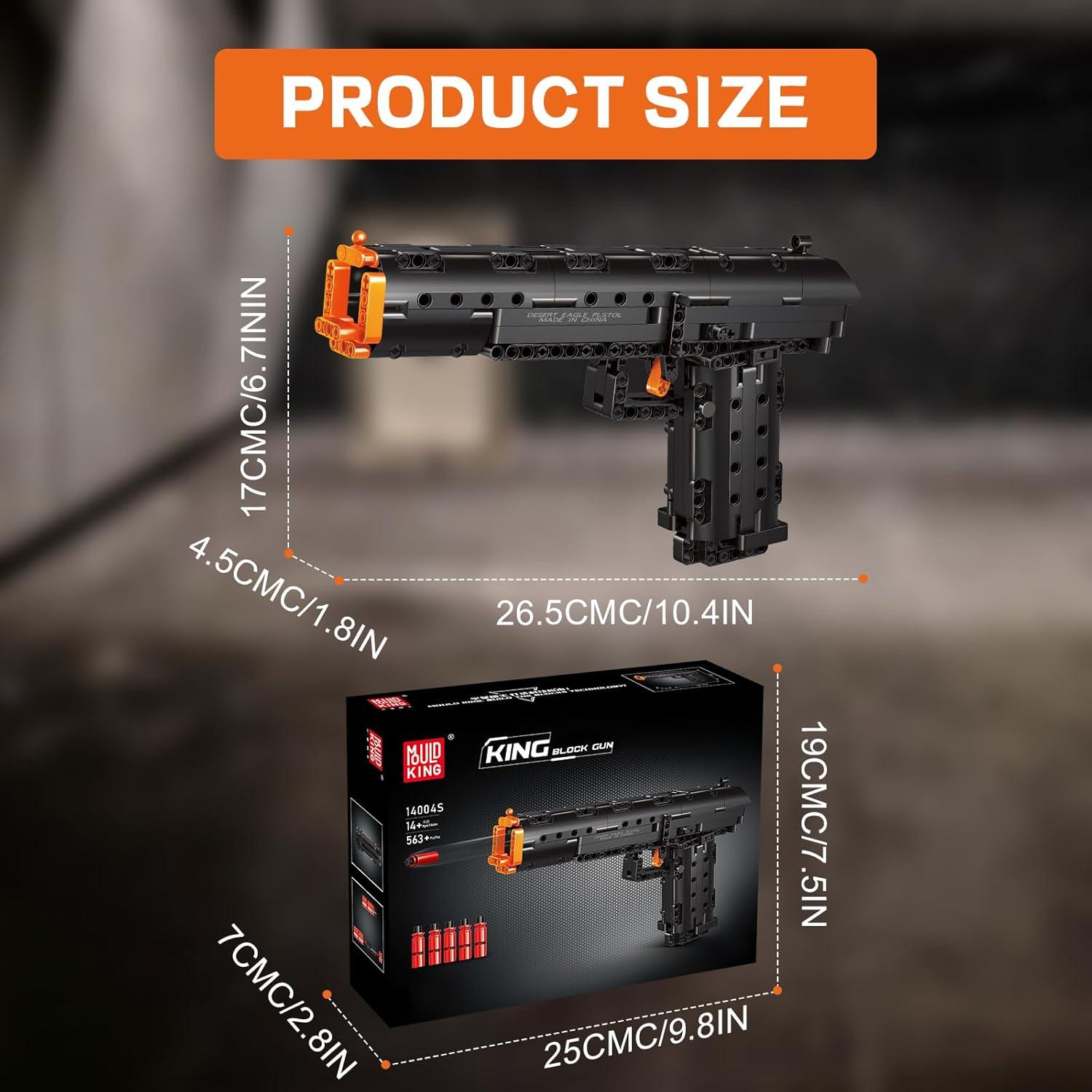 Conjunto de Bloques Mould King Desert Eagle 563 Piezas