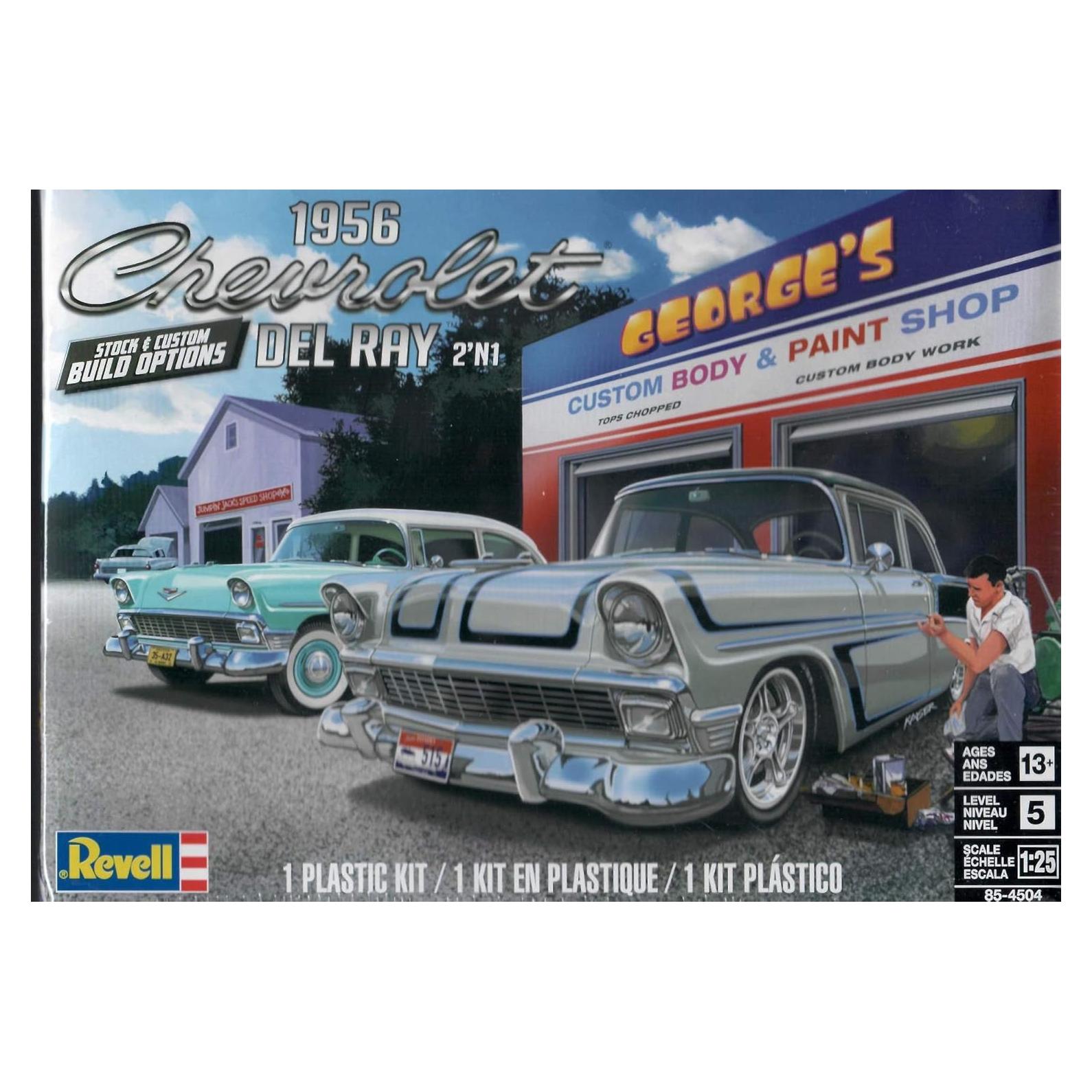 Kit de Modelo de Coche Revell 1956 Chevy Del Ray 1:24 153 Piezas