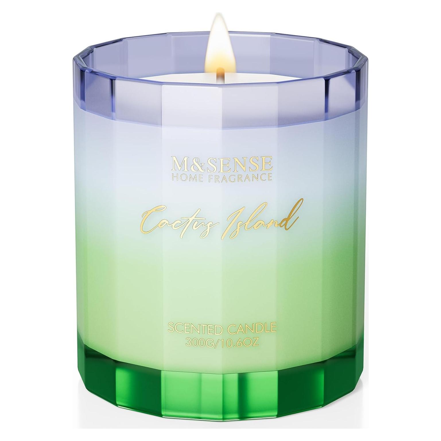 Vela Aromática M&SENSE Bergamota 300g Cera Soja Natural