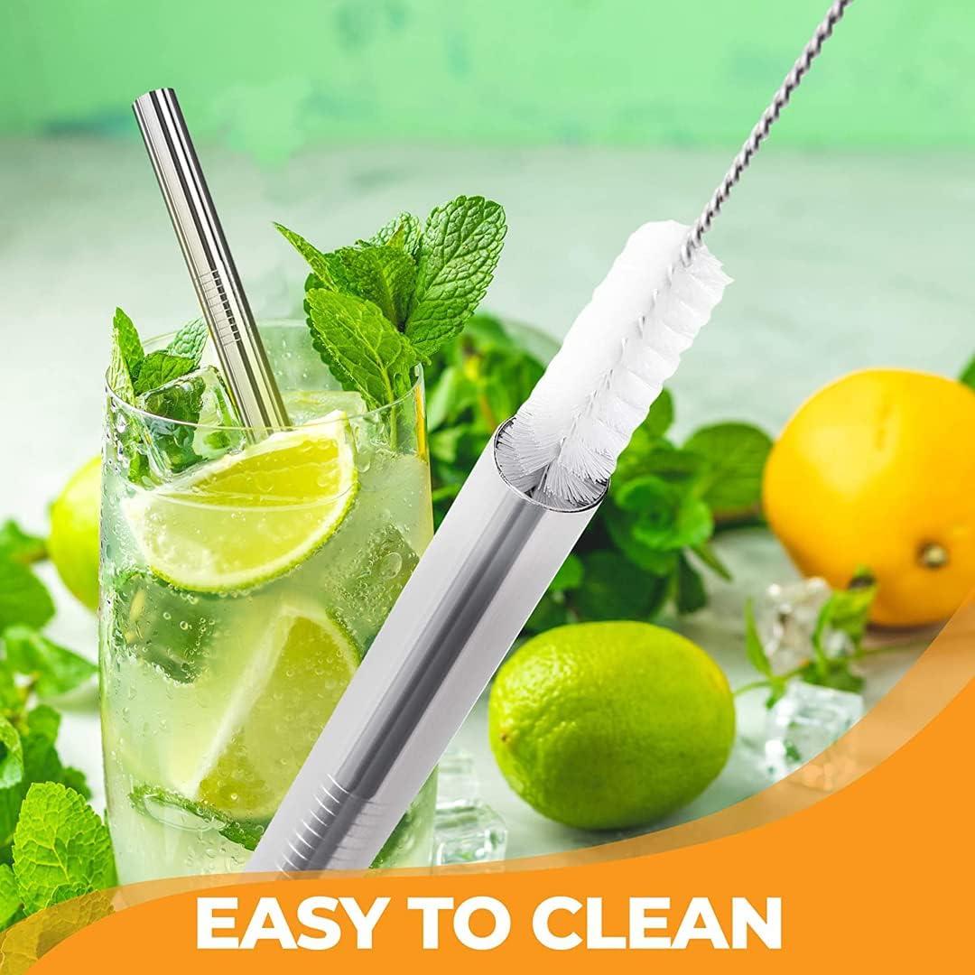 Popotes de Acero Inoxidable Vinaco 31.12 cm 4 Piezas