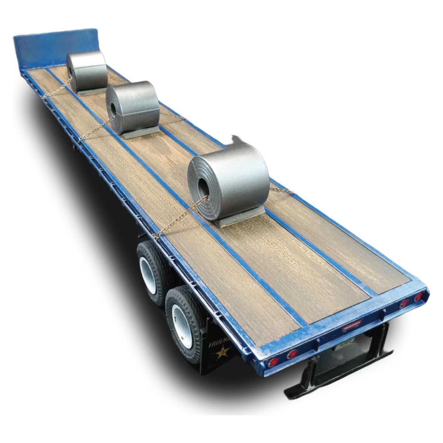 Kit a Escala 1:25 Remolque Plano AMT Fruehauf 120 Piezas