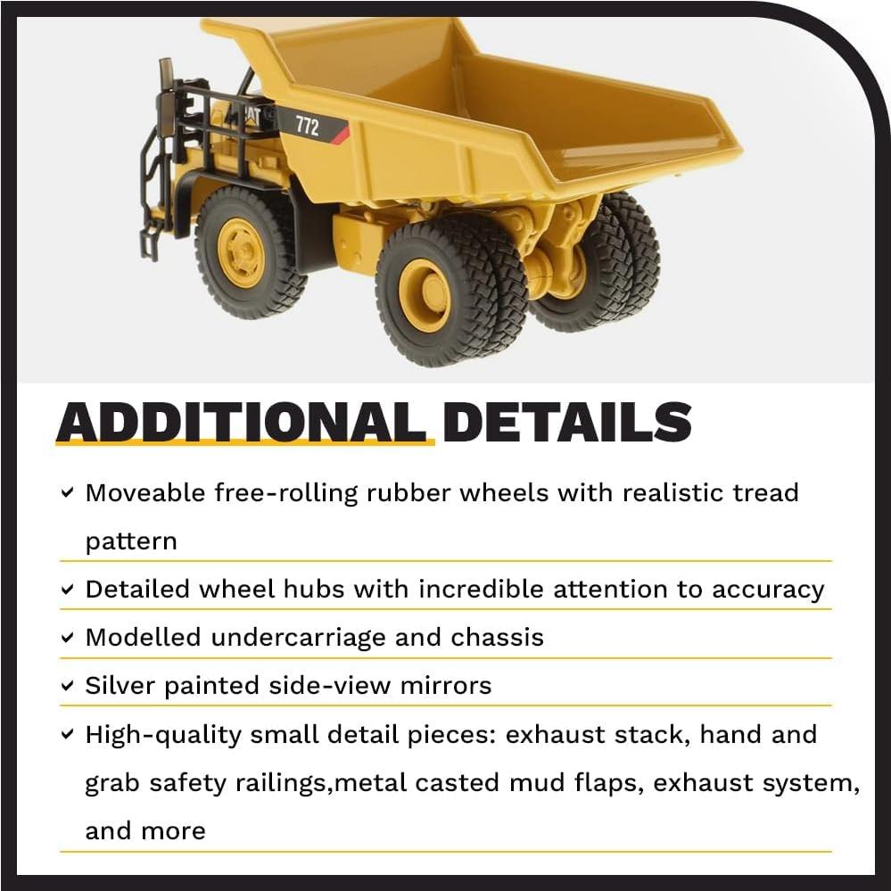 Camión Volquete Caterpillar 772 Diecast Masters 1:87