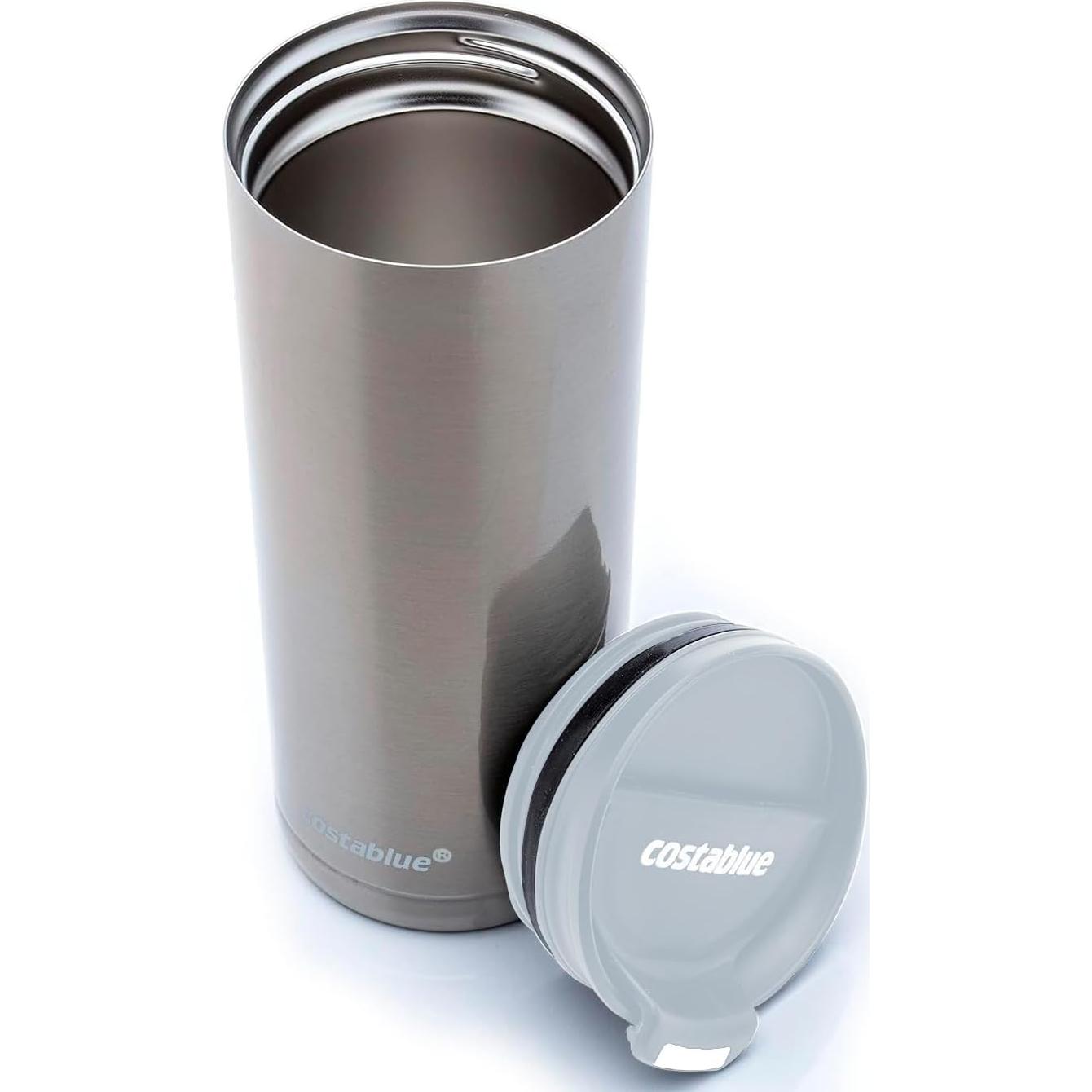 Taza de Café de Viaje Costablue 473 ml Aislada y a Prueba de Fugas