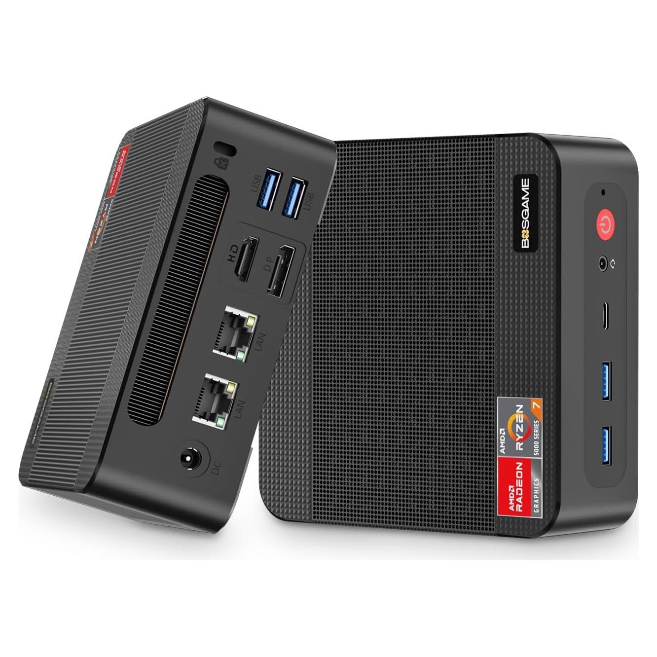 Mini PC BOSGAME P4 Ryzen 7 5825U 32GB 1TB Triple Pantalla 4K