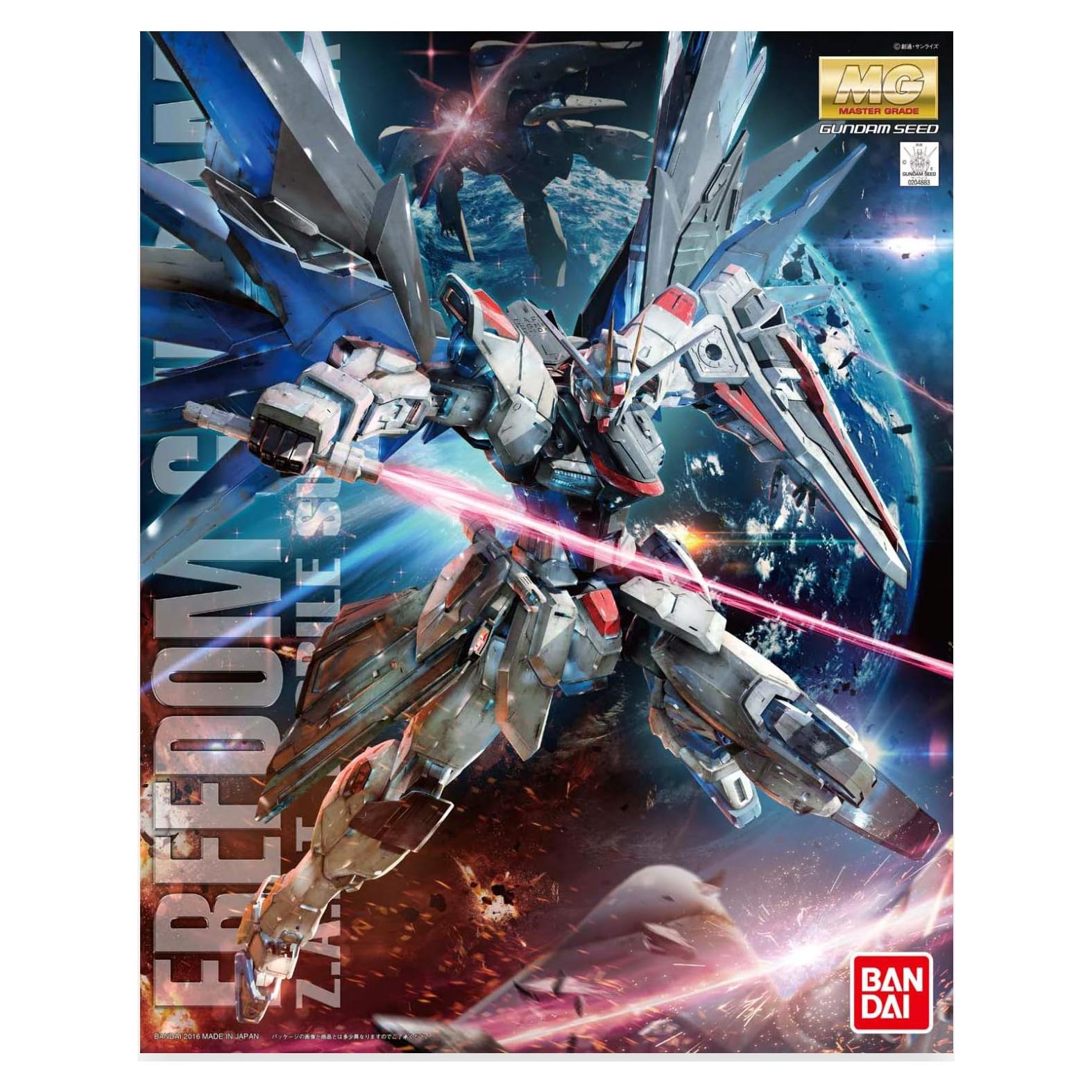 Model Kit Gundam Freedom MG 1/100 Bandai 20.32 cm Multicolor