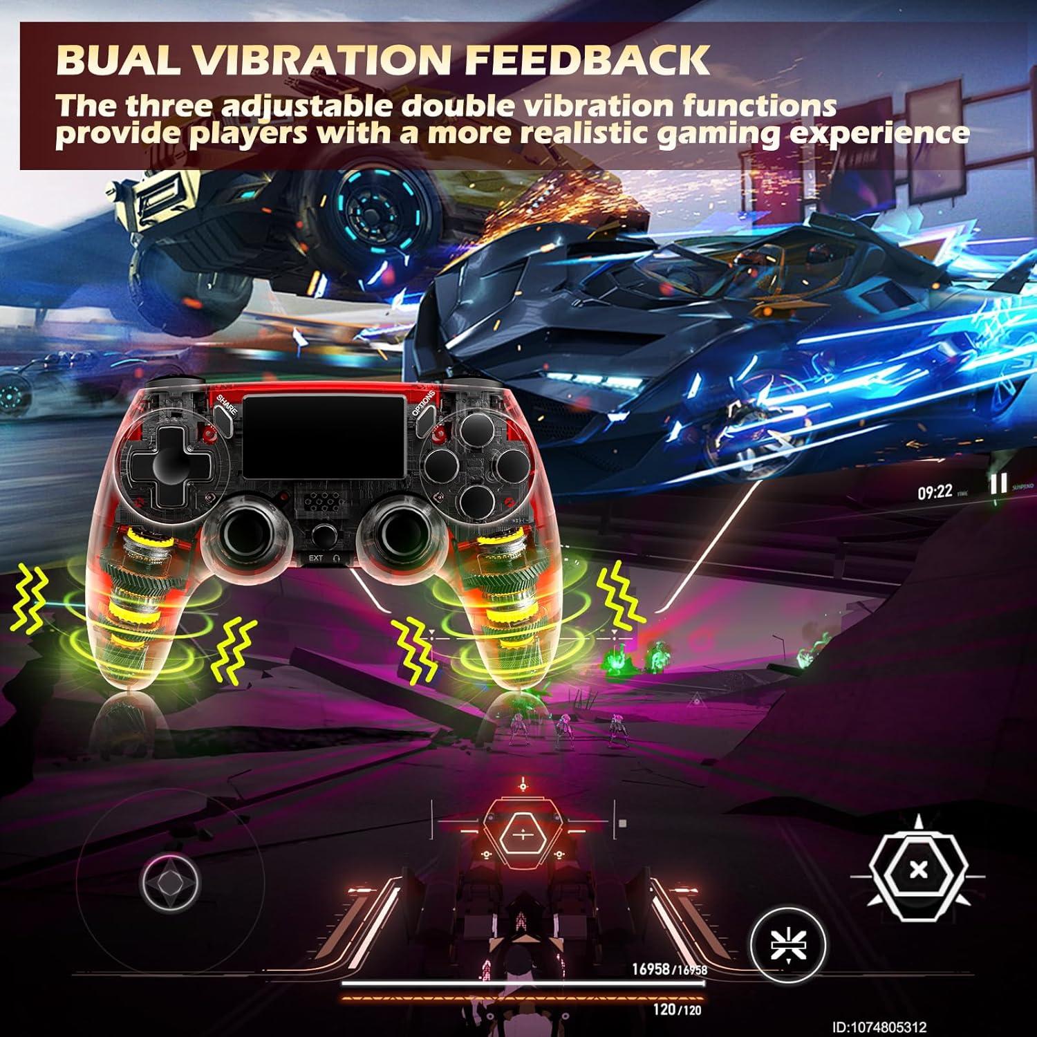 Controlador Inalámbrico KDYGPDCT para PS4/Pro/Slim - 2 Piezas