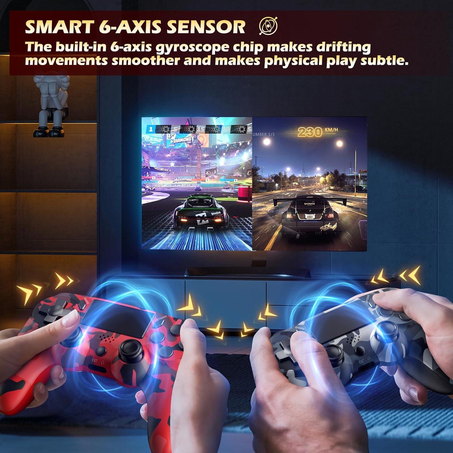 Controlador Inalámbrico KDYGPDCT para PS4/Pro/Slim - 2 Piezas