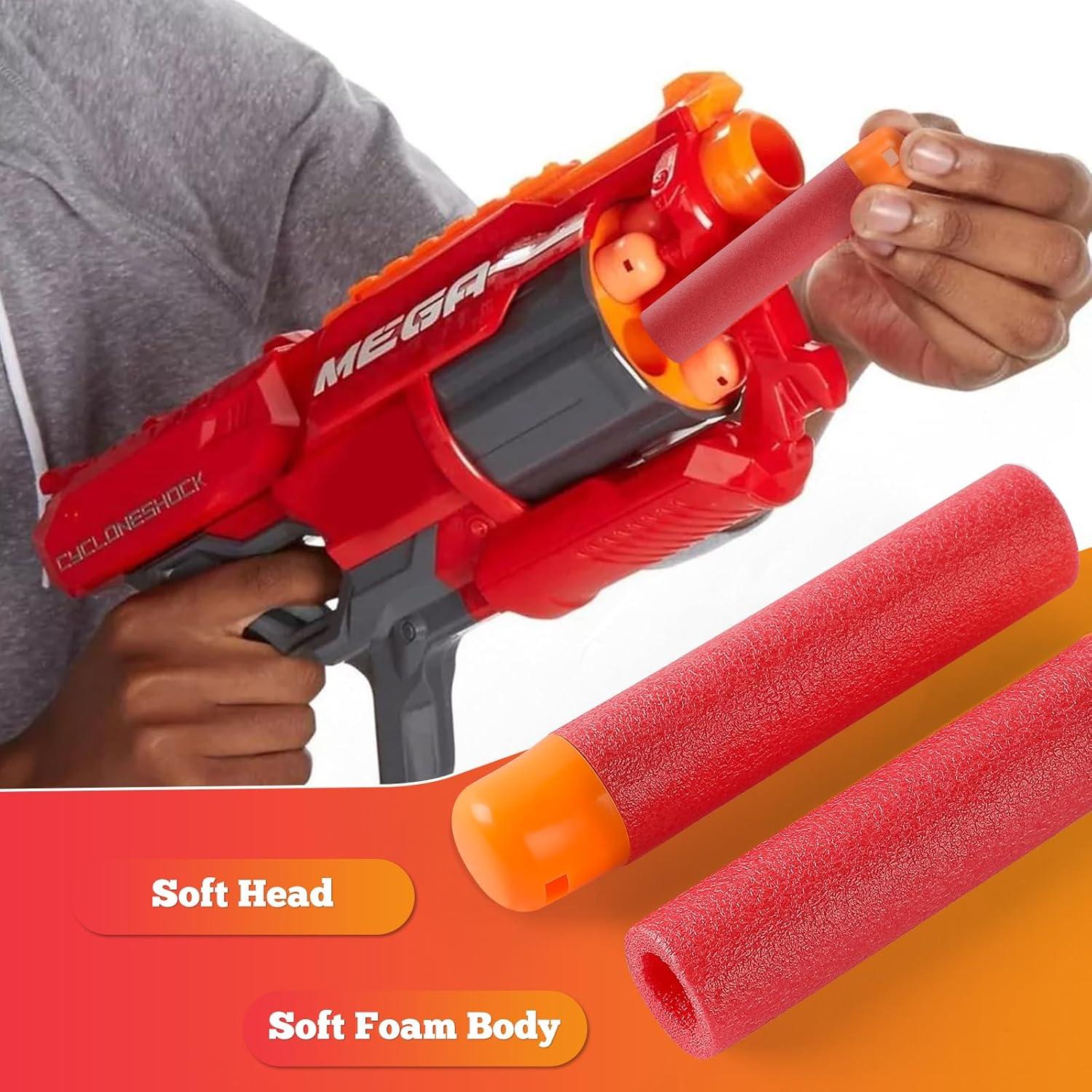 120 Dardos Mega Rojos Pokiiulk para Nerf Mega Blasters