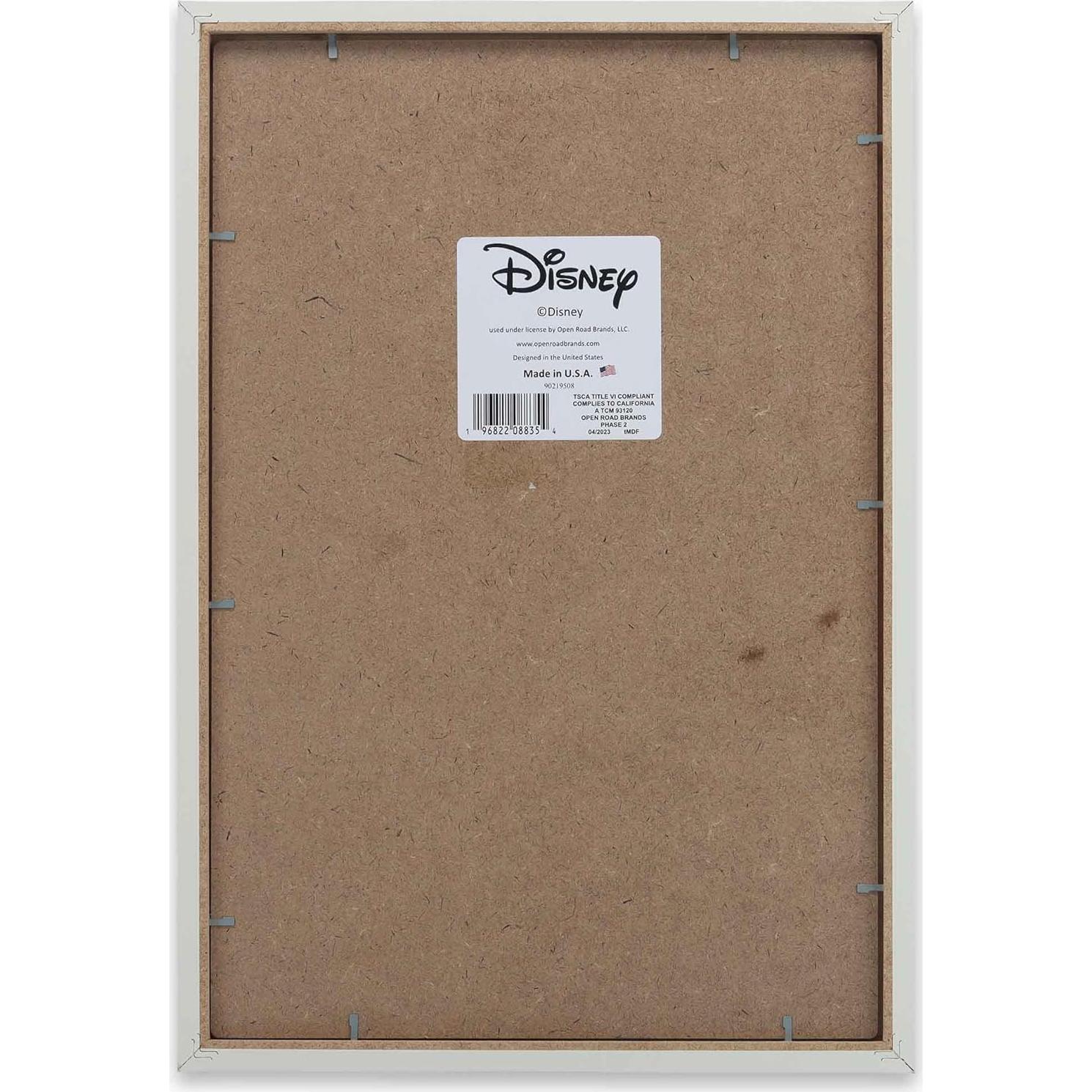 Decoración de Pared de Madera Enmarcada Disney Lilo y Stitch