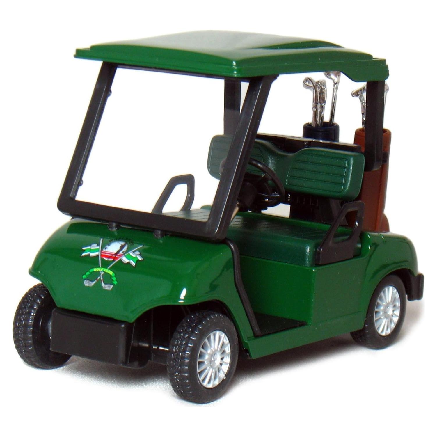 Carrito de Golf KiNSFUN Modelo Metal Verde 11.4 cm