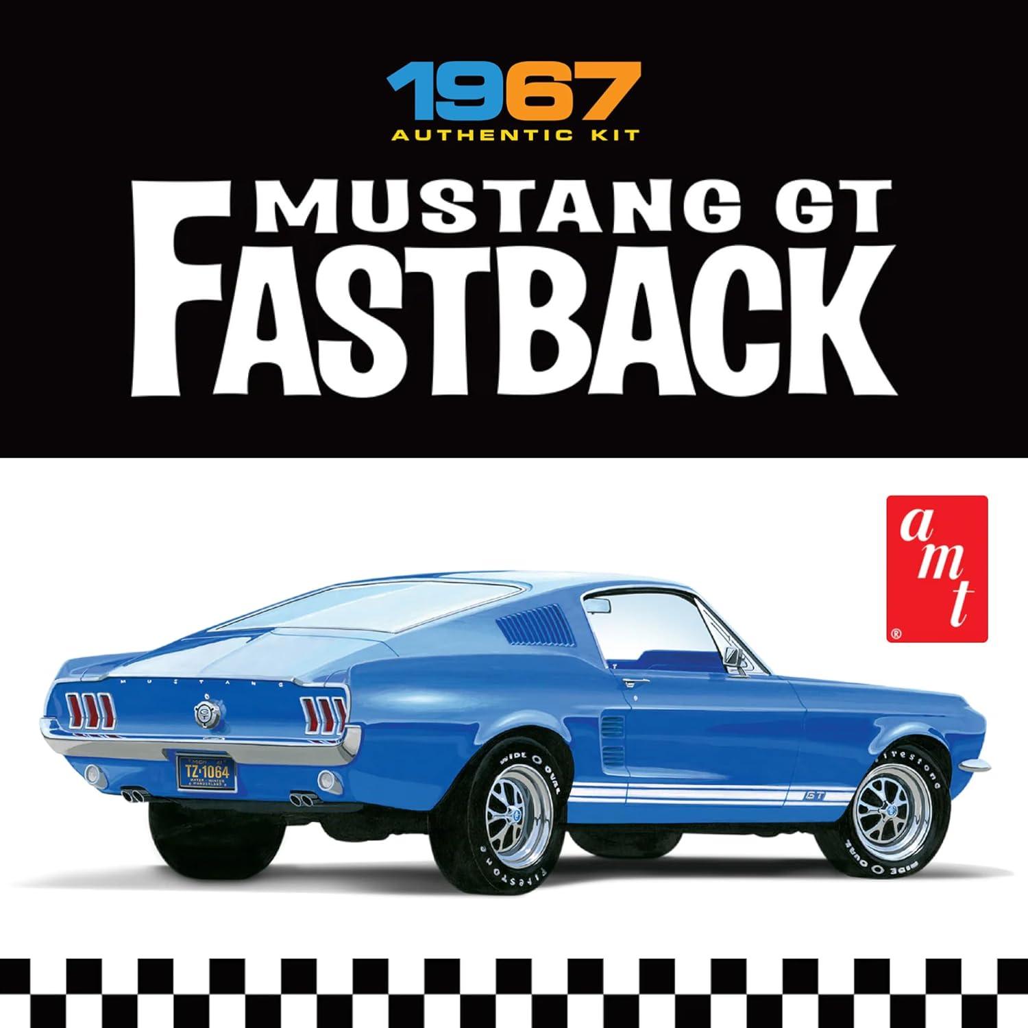 Kit de Modelo a Escala 1:25 Ford Mustang GT 1967 AMT